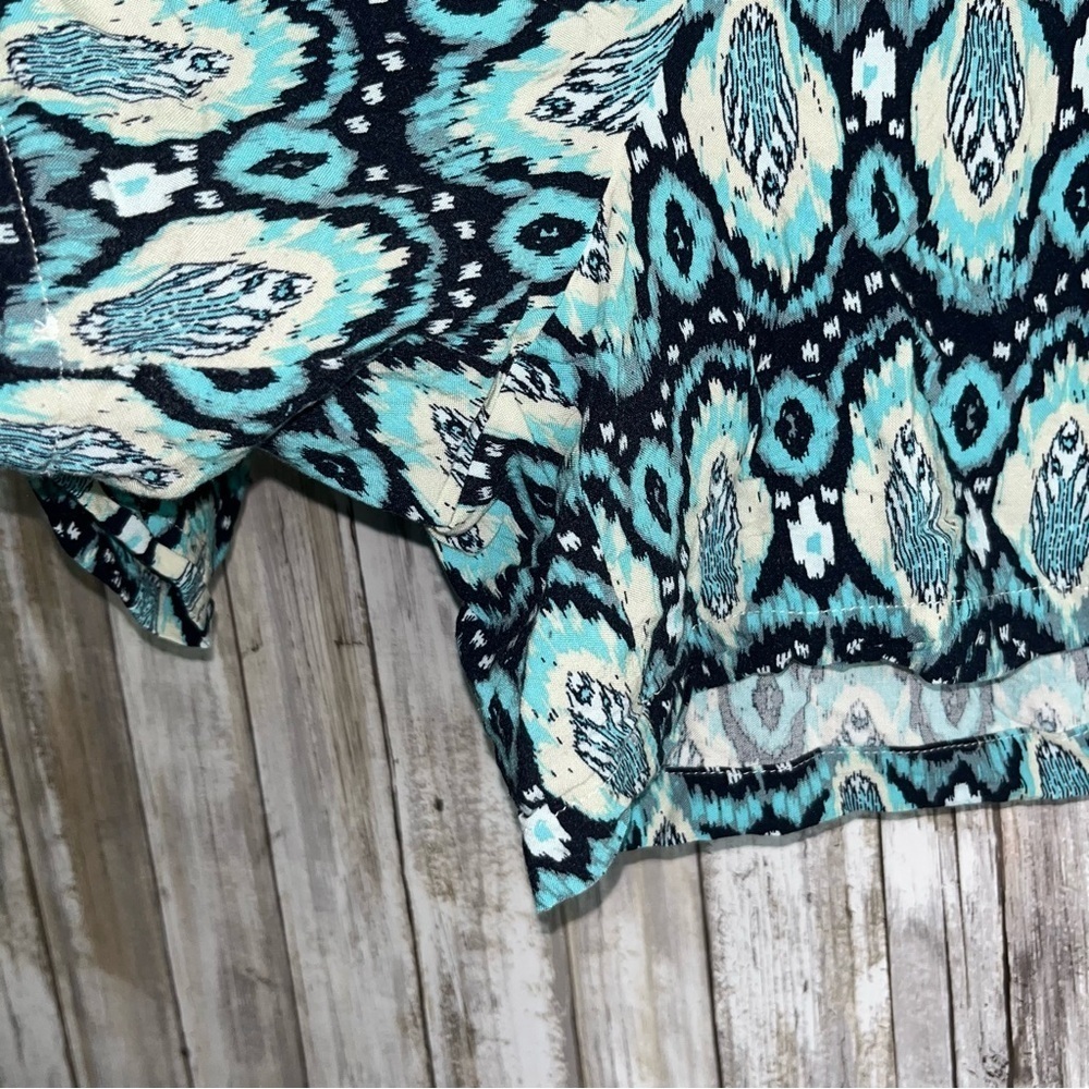 Wildfox Blue Printed Shorts - Picture 4 of 5